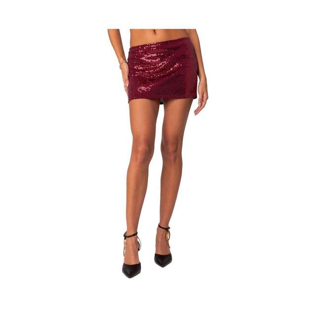 Womens Cosmo sequin mini skirt Product Image