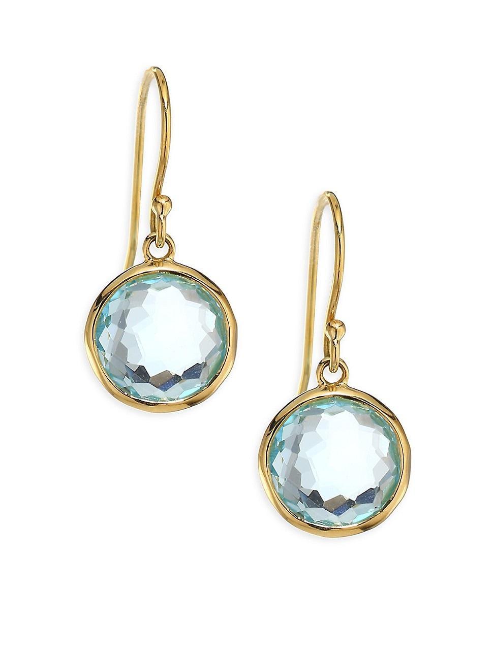 Ippolita Mini Rock Candy - Lollipop 18K Gold Drop Earrings Product Image