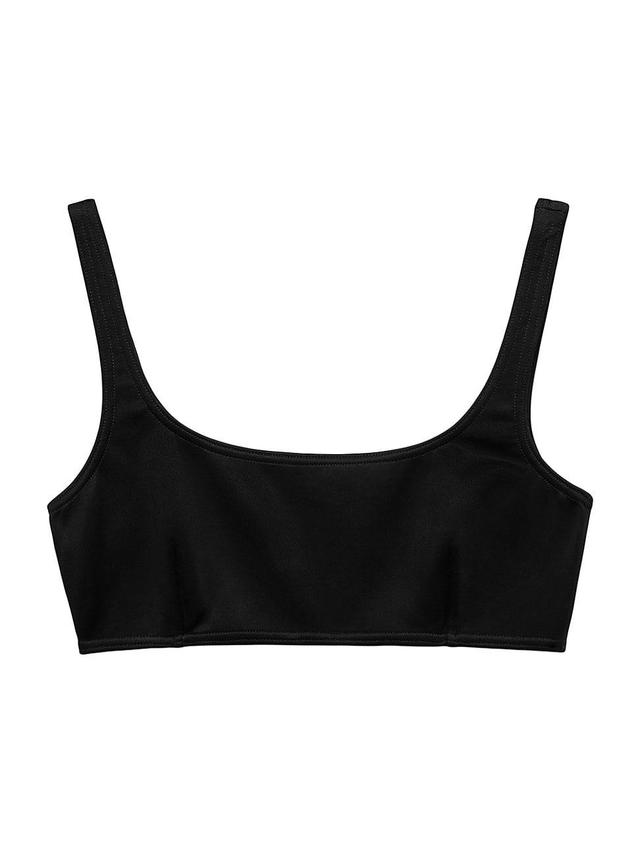 Womens Interlock Fabric Bikini Top Product Image