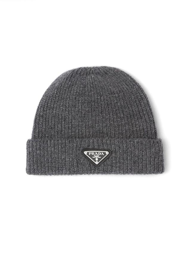 Mens Wool and Cashmere Beanie Product Image