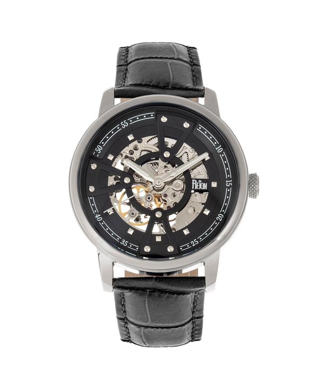 Reign Belfour Automatic Black Dial Mens Watch REIRN3607 Product Image