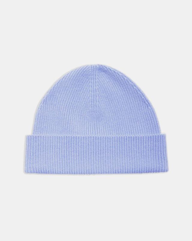 Beanie in Ribbed Cashmere Product Image