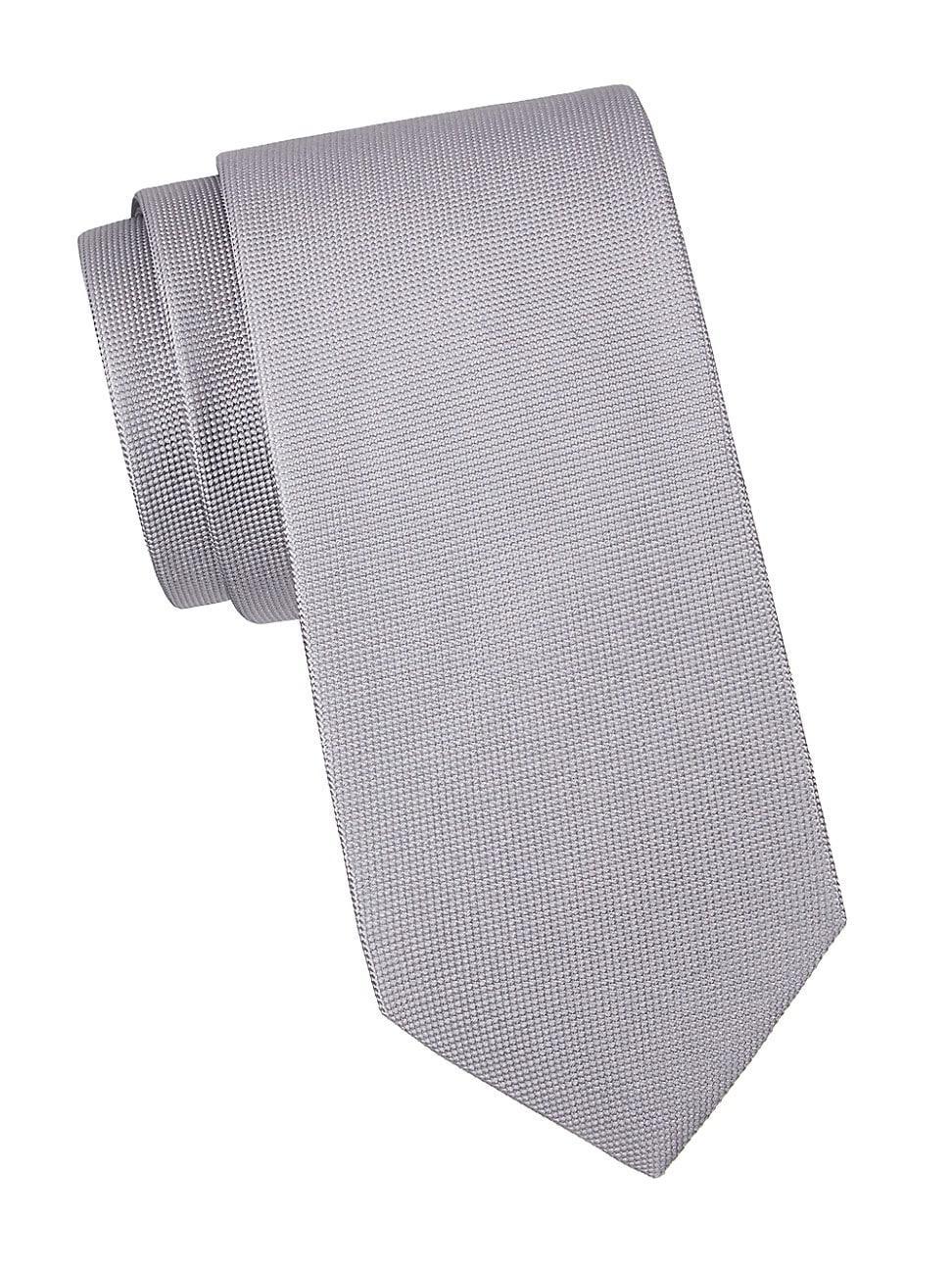 Eton Solid Silk Tie Product Image