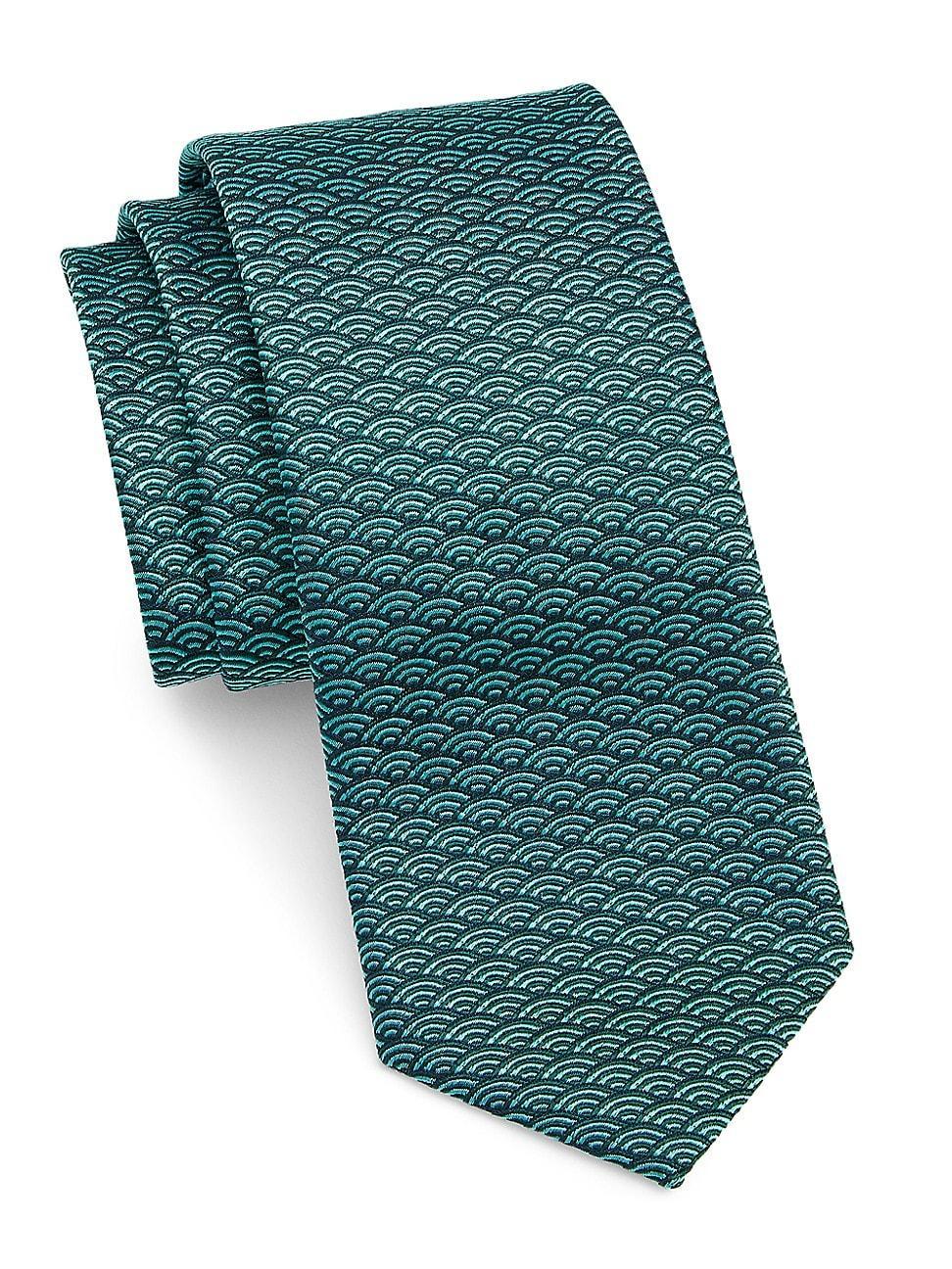 Mens COLLECTION Patterned Silk Tie Product Image