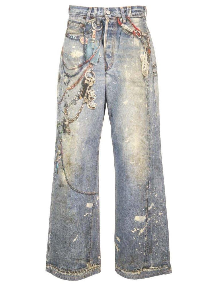 1981m Printed Jeans In Blue Product Image