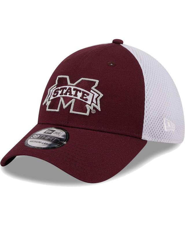 Mens New Era Maroon Mississippi State Bulldogs Evergreen Neo 39THIRTY Flex Hat Product Image