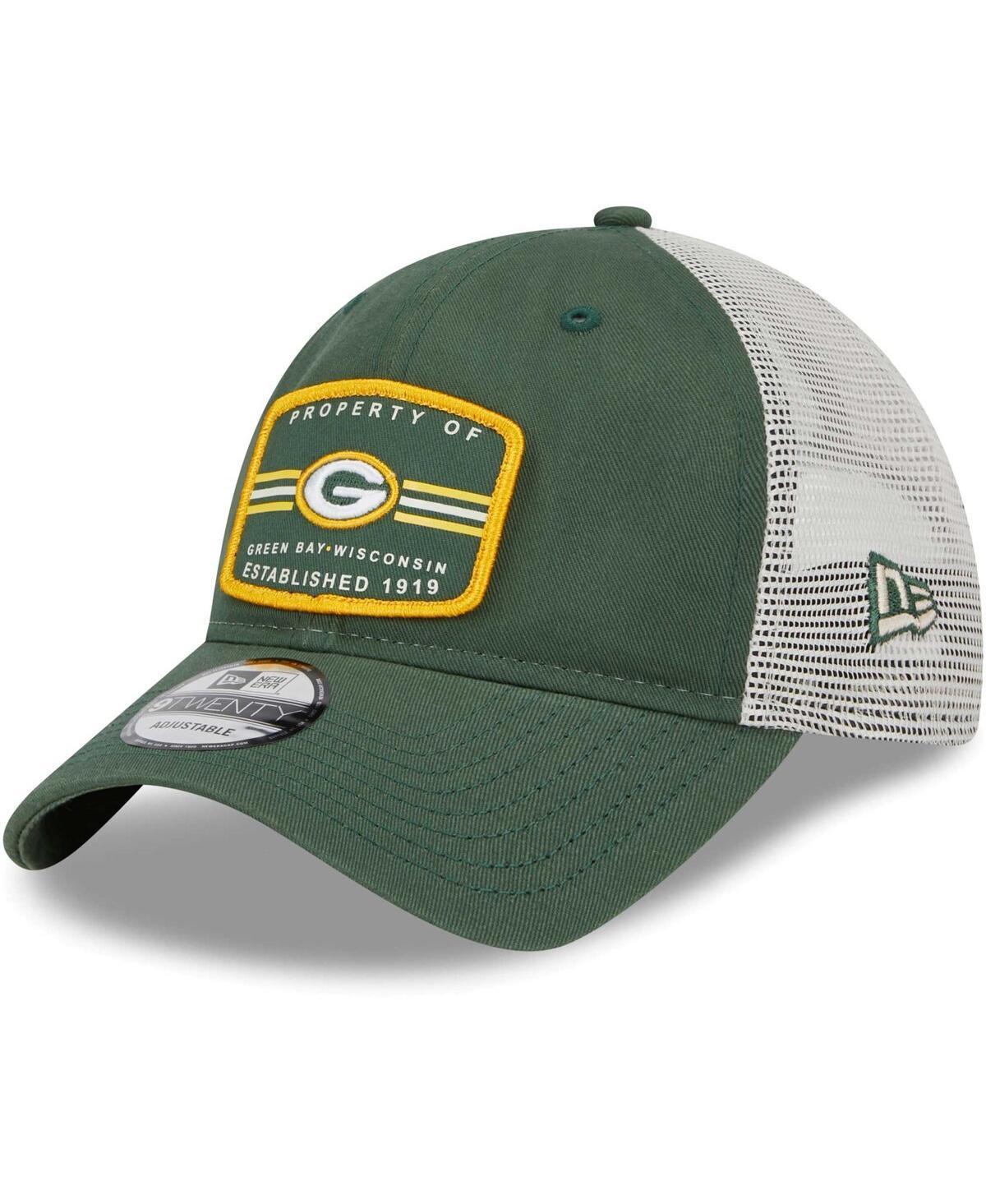 Mens New Era Bay Packers Property Trucker 9TWENTY Snapback Hat Product Image