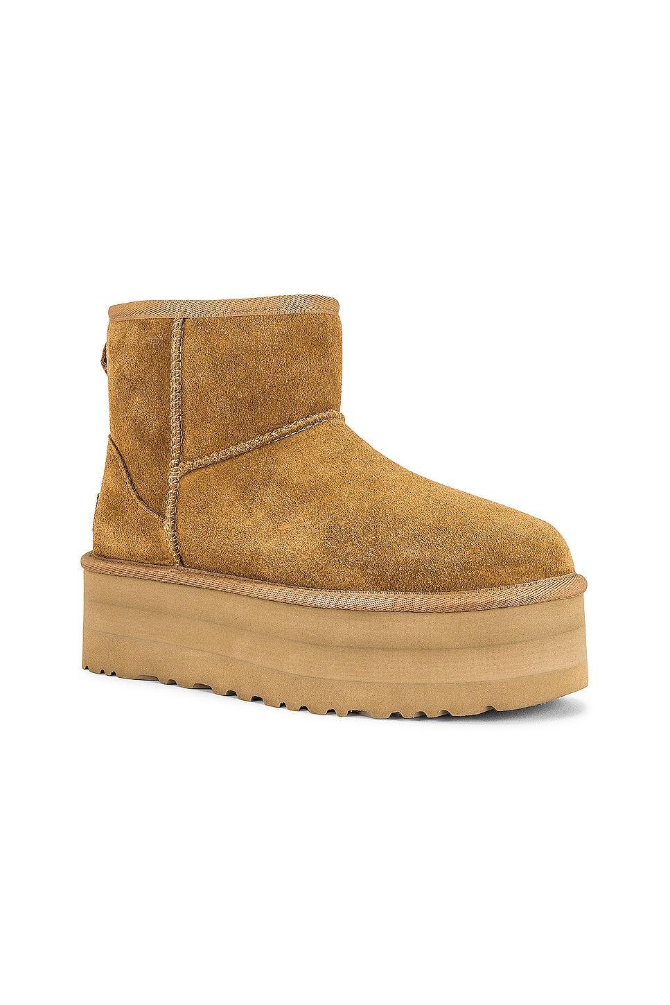 UGG Classic Mini Platform Boot in Brown Product Image