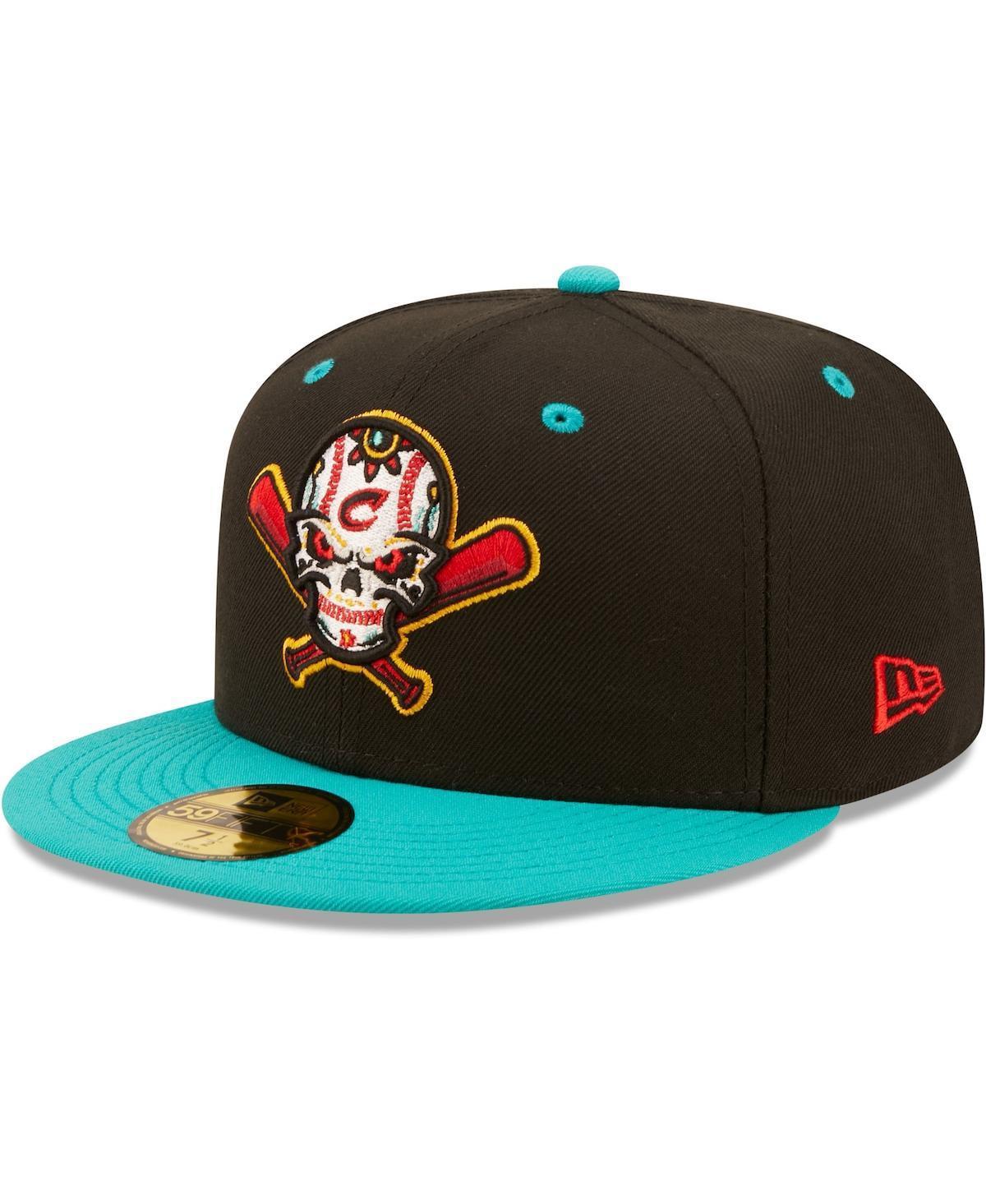 Mens New Era Black Veleros de Columbus Copa De La Diversion 59FIFTY Fitted Hat - Black Product Image