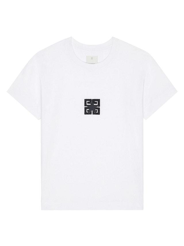 Mens 4G Stars Boxy Fit T-Shirt In Cotton Product Image