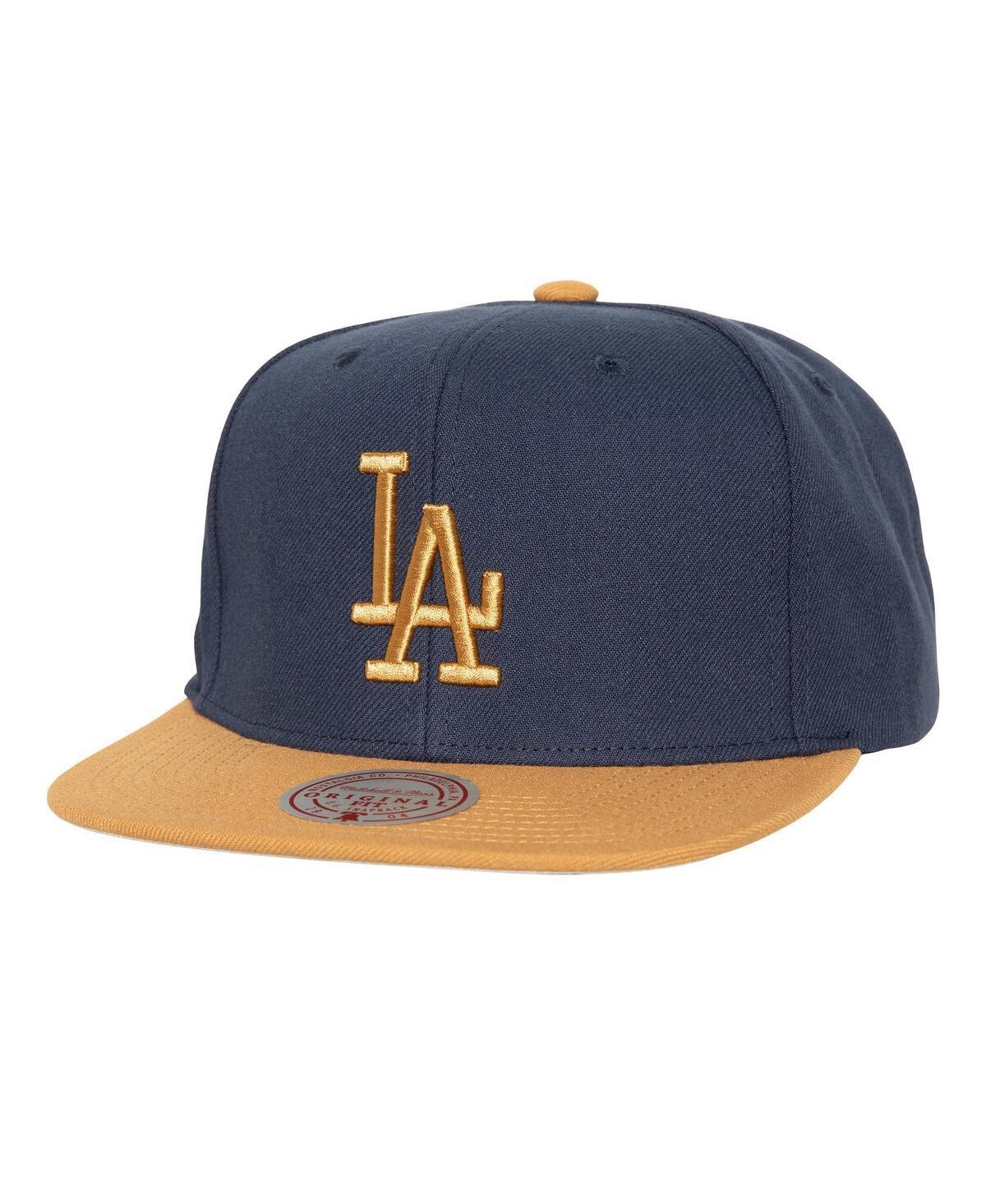 Mens Mitchell & Ness Los Angeles Dodgers Work It Snapback Hat, Blue Product Image