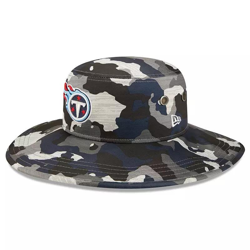 Mens New Era Camo Tennessee Titans 2022 NFL Training Camp Official Panama Bucket Hat Product Image