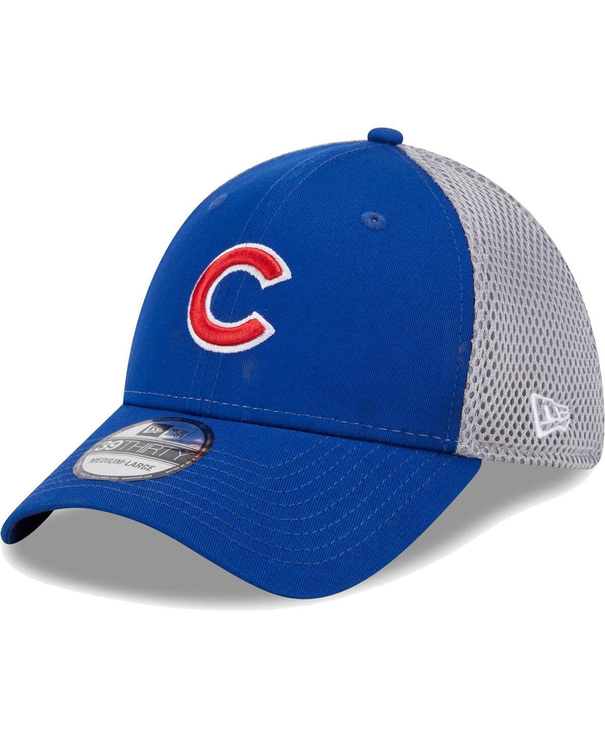 Mens New Era Royal Chicago Cubs Team Neo 39THIRTY Flex Hat Product Image