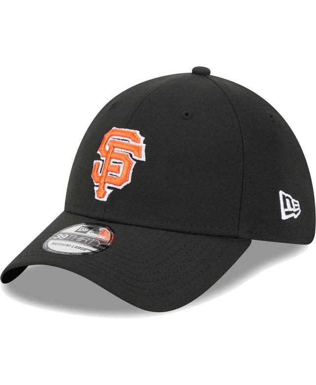 Men's New Era Black San Francisco Giants Logo 39THIRTY Flex Hat Product Image