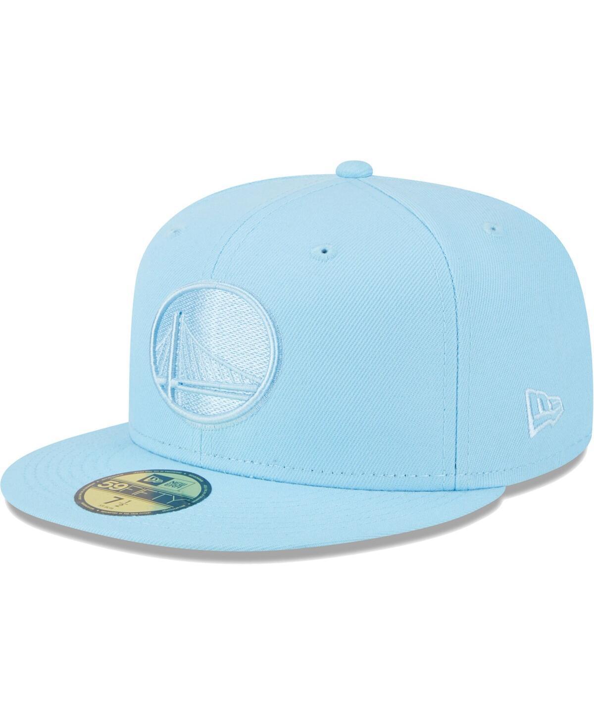 Mens New Era Powder Blue Golden State Warriors Spring Color Pack 59FIFTY Fitted Hat Product Image