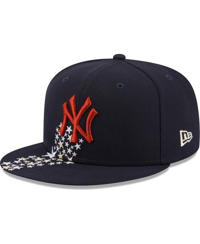 Mens New Era New York Yankees Meteor 59FIFTY Fitted Hat Blue Product Image