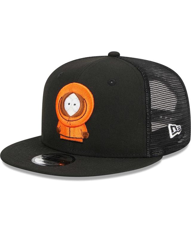 Mens New Era Black South Park Kenny Trucker 9FIFTY Snapback Hat Product Image