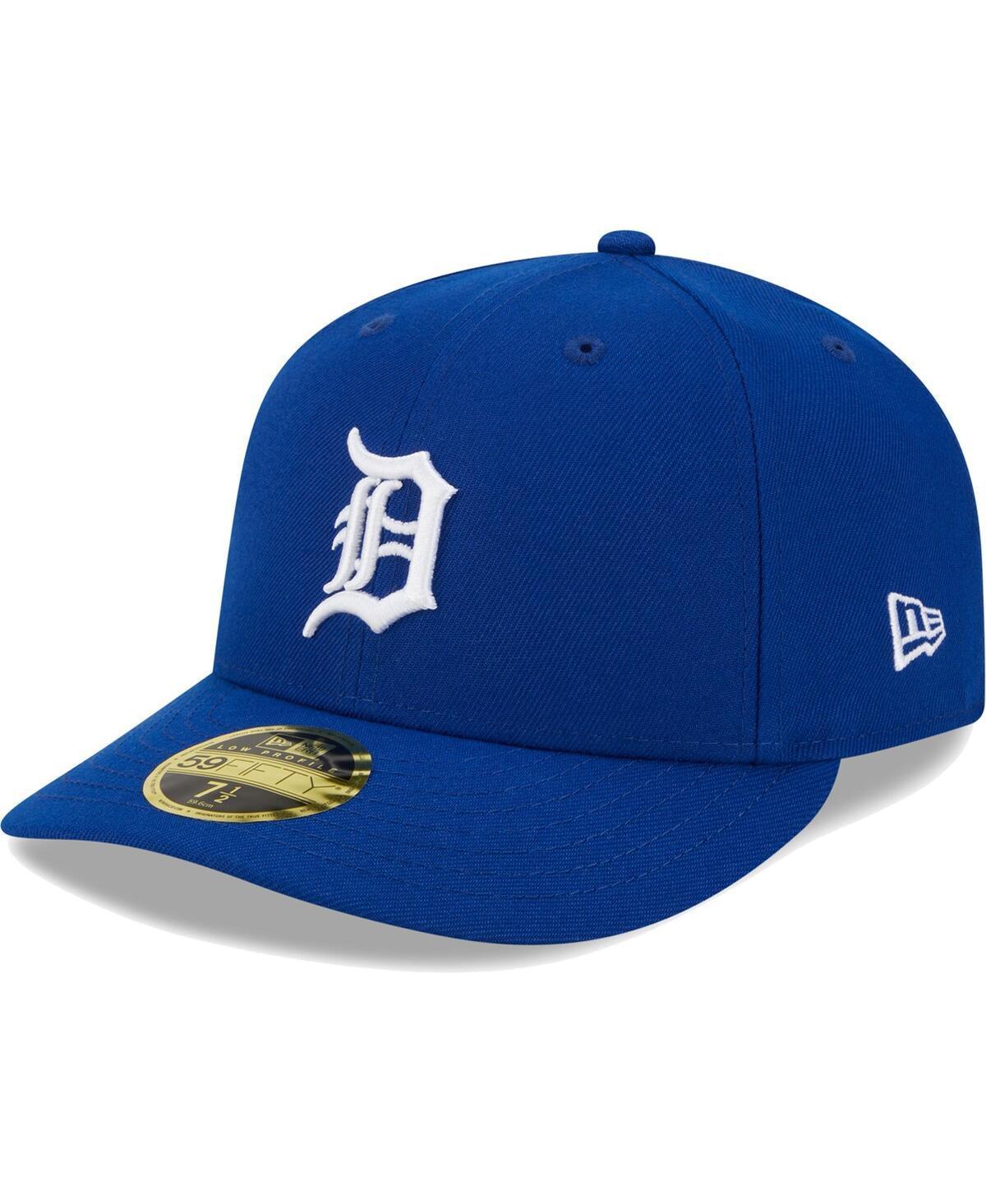 Mens New Era Royal Detroit Tigers White Logo Low Profile 59FIFTY Fitted Hat Product Image