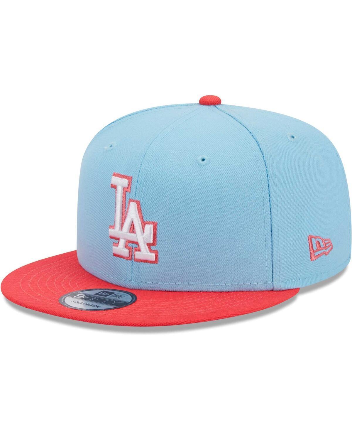 Mens New Era Blue/Red Los Angeles Dodgers Spring Basic Two-Tone 9FIFTY Snapback Hat Product Image