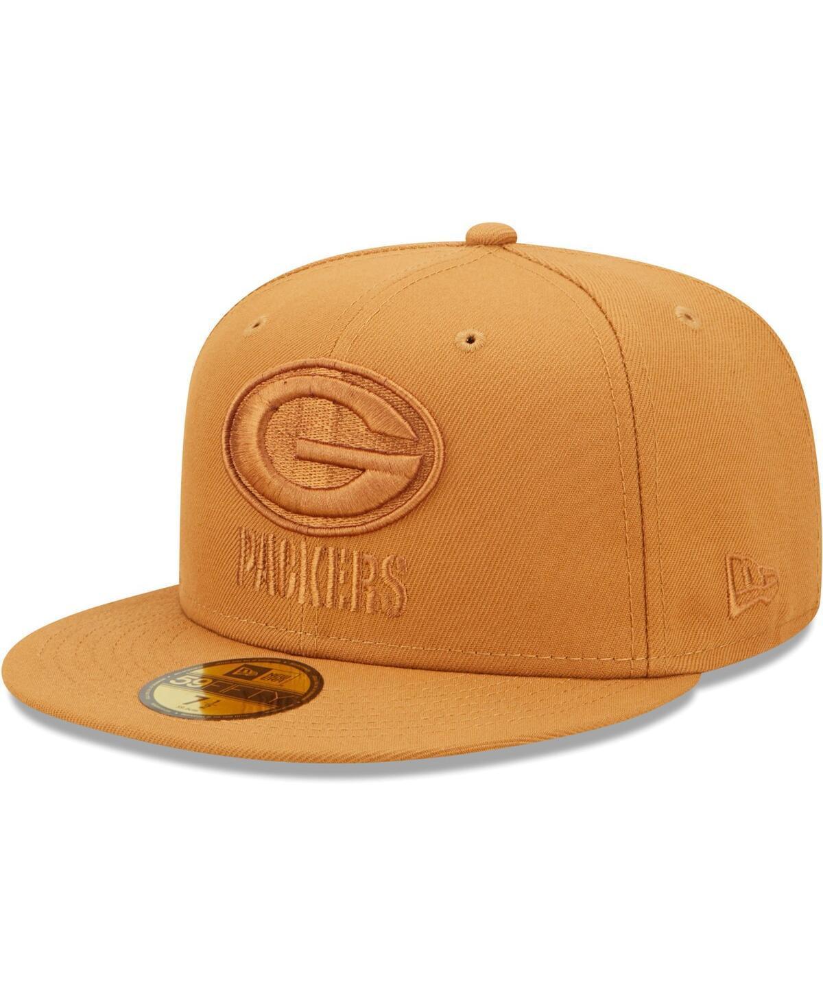 Mens New Era Brown Green Bay Packers Team Color Pack 59FIFTY Fitted Hat Product Image