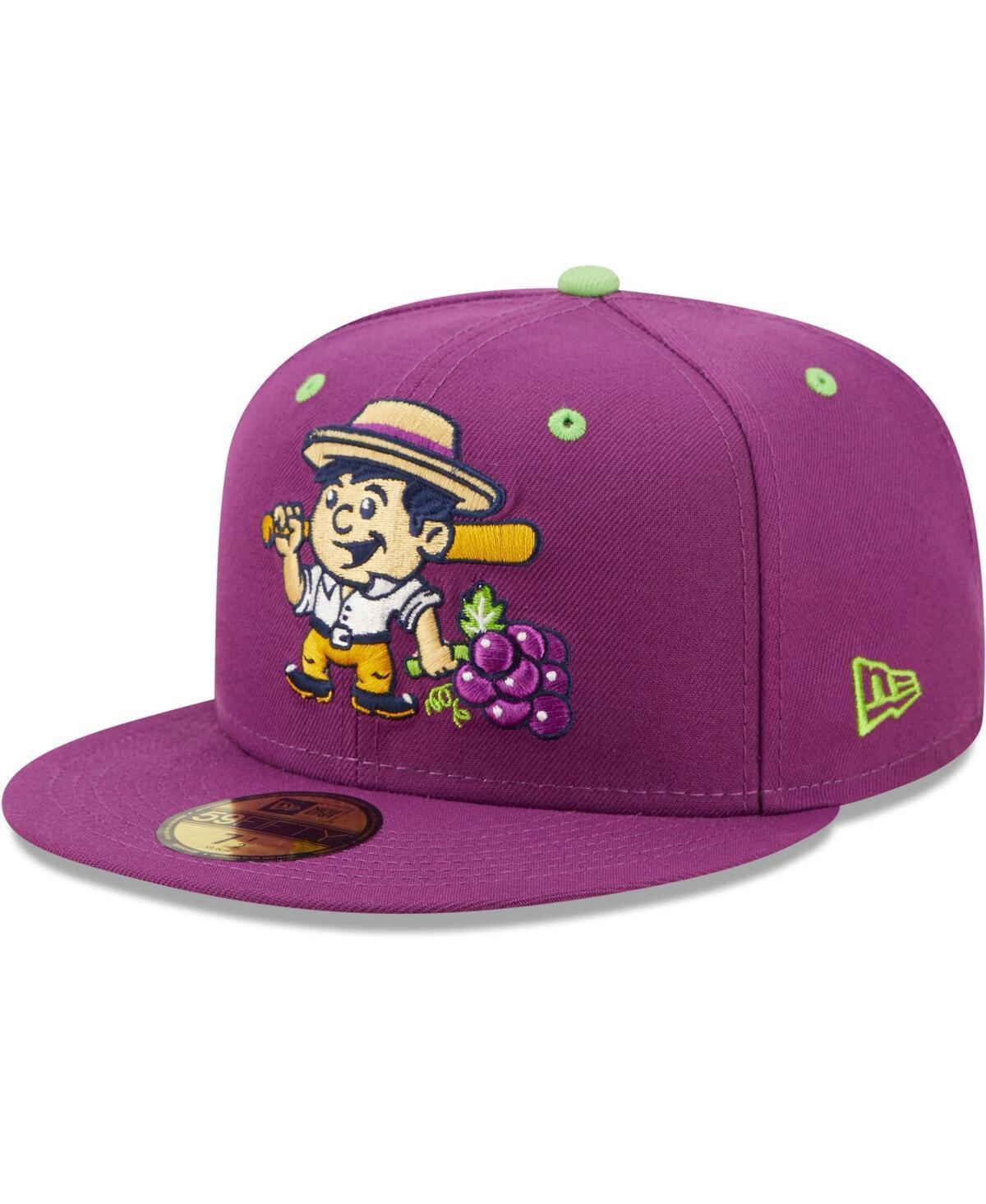 Mens New Era Purple Vineros de Tri-City Copa De La Diversion 59FIFTY Fitted Hat Product Image