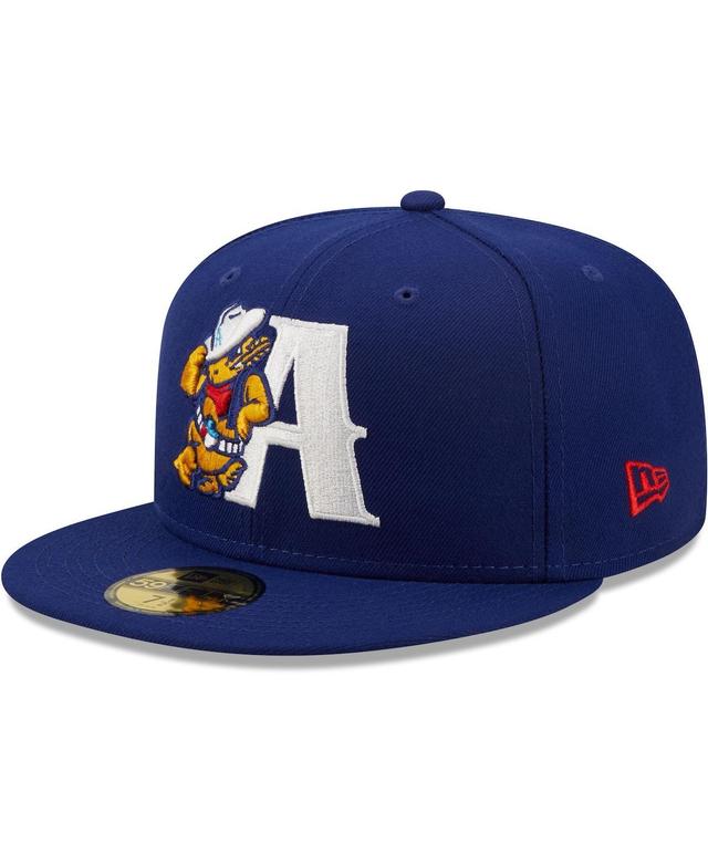 Mens New Era Royal Amarillo Sod Poodles Authentic Collection 59FIFTY Fitted Hat Product Image