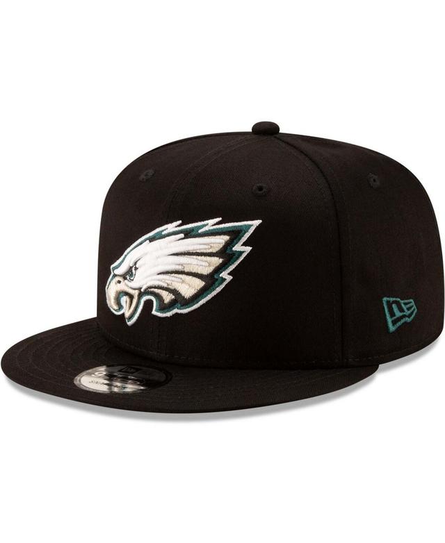 Mens New Era Philadelphia Eagles Basic 9FIFTY Adjustable Snapback Hat Product Image