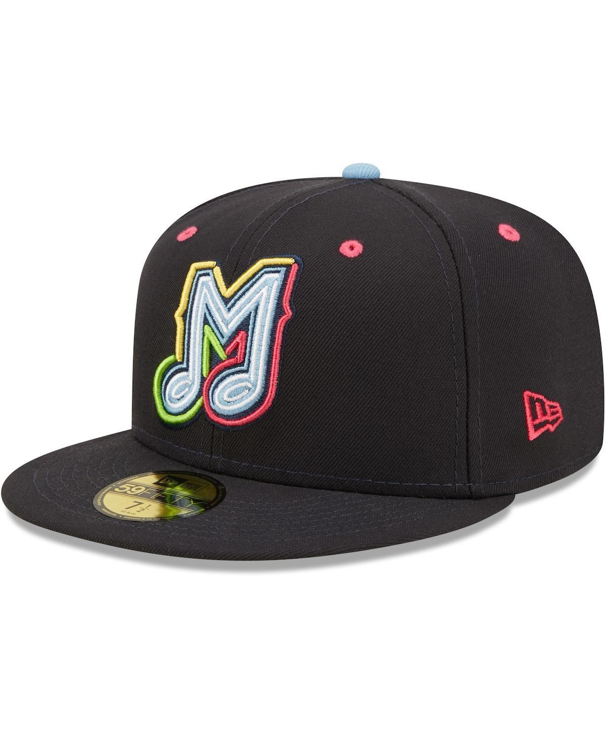 Mens New Era Black Musica de Memphis Copa De La Diversion 59FIFTY Fitted Hat Product Image