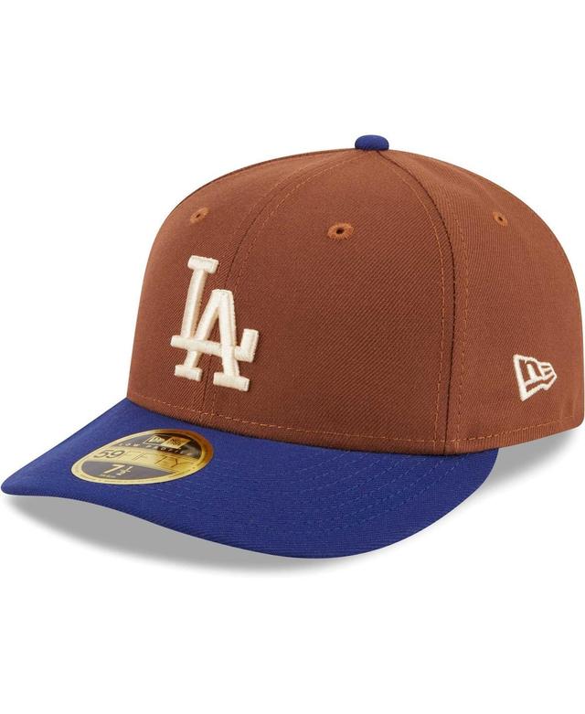 Mens New Era Brown Los Angeles Dodgers Tiramisu Low Profile 59FIFTY Fitted Hat Product Image