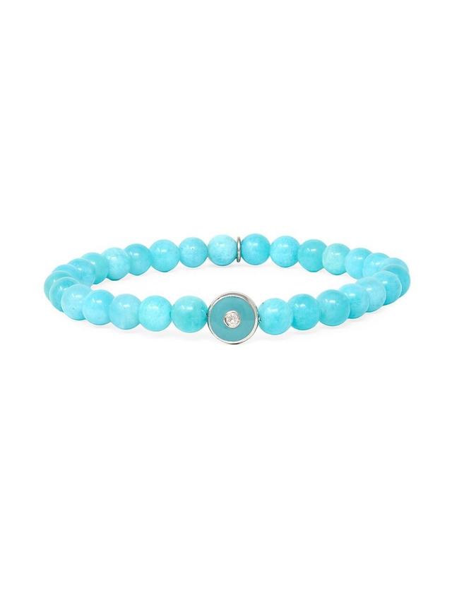 Anzie Jac + Jo Soul Amazonite Beaded Stretch Bracelet Product Image