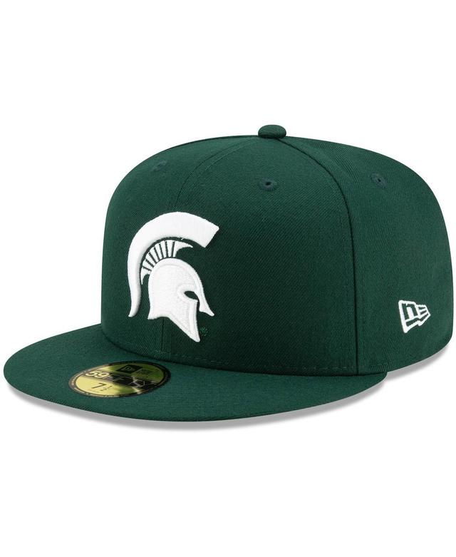 Mens New Era Michigan State Spartans Primary Team Logo Basic 59FIFTY Fitted Hat Product Image