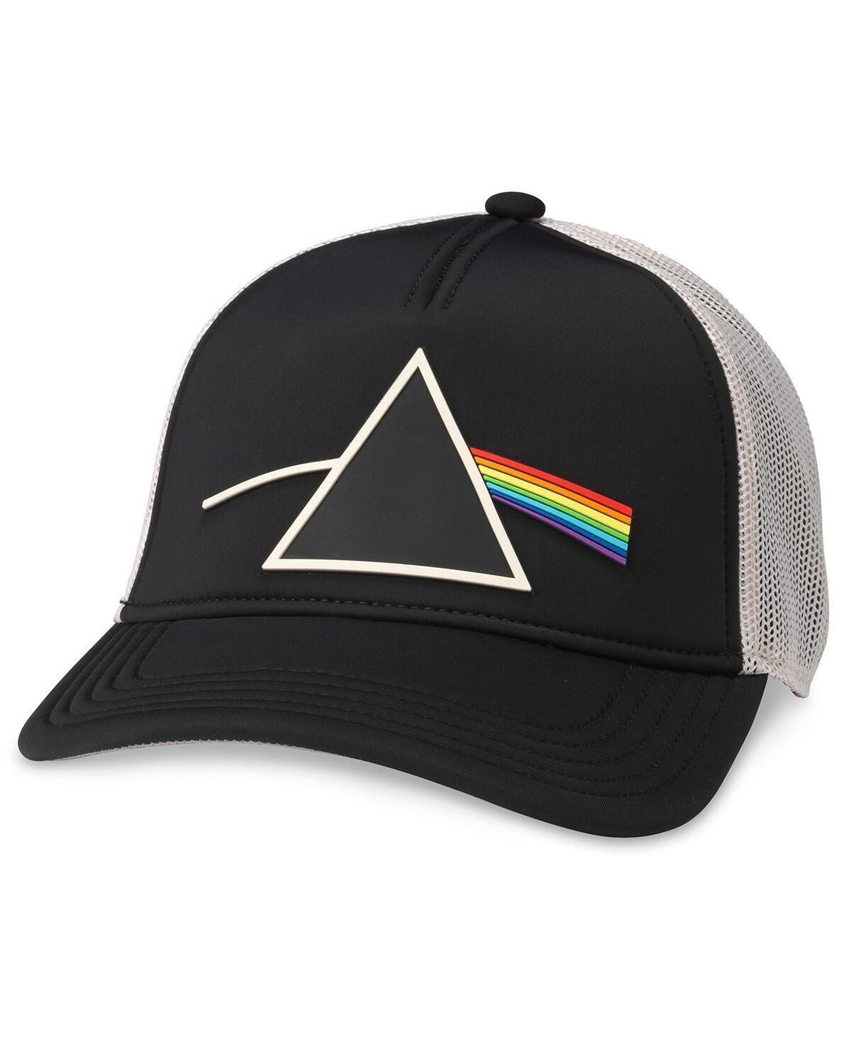 Mens American Needle Black Pink Floyd Riptide Valin Trucker Adjustable Hat - Black Product Image