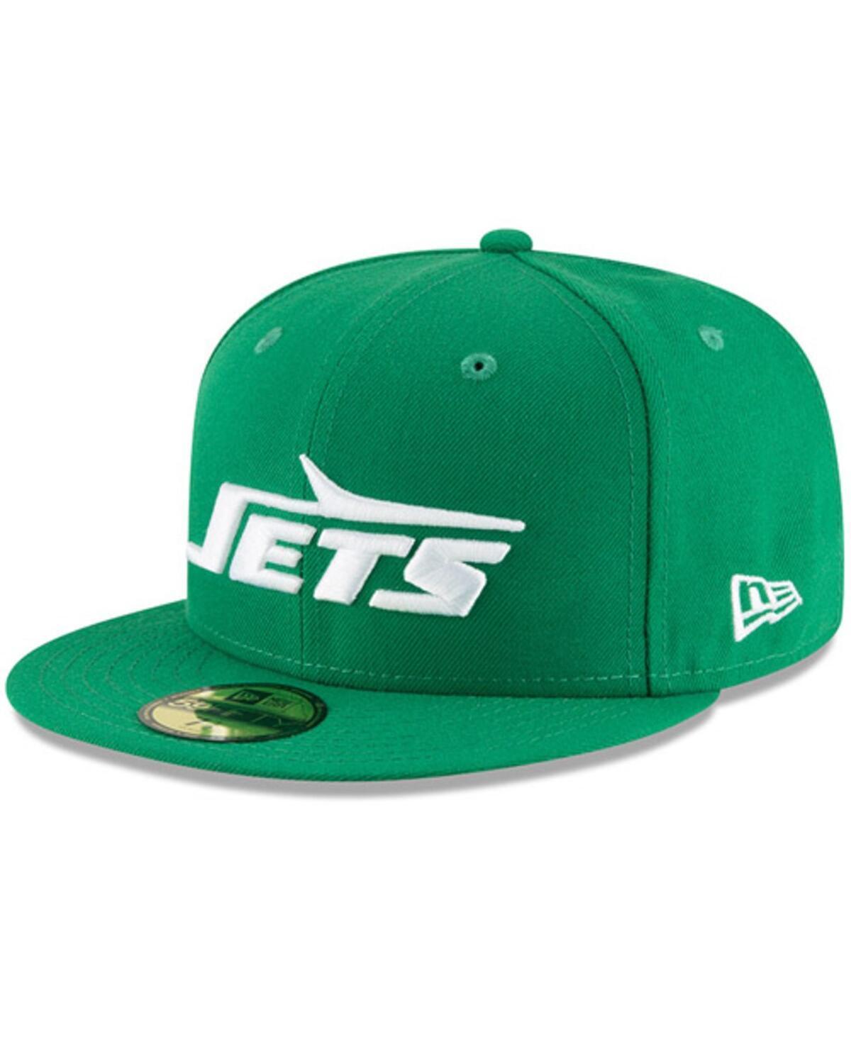 Mens New Era Green New York Jets Omaha Throwback 59FIFTY Fitted Hat Product Image