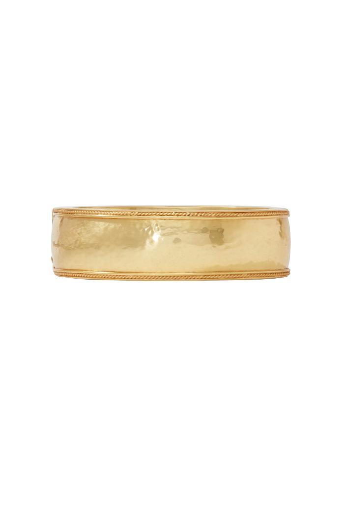 CANNES Statement Hinge Bangle Gold Product Image