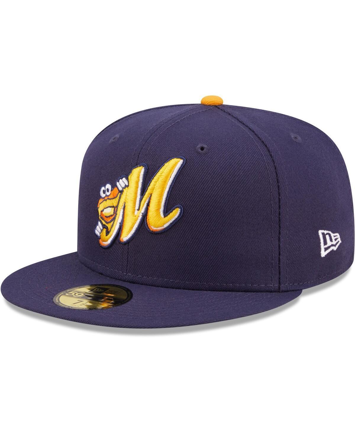 Mens New Era Navy Montgomery Biscuits Authentic Collection 59FIFTY Fitted Hat Product Image