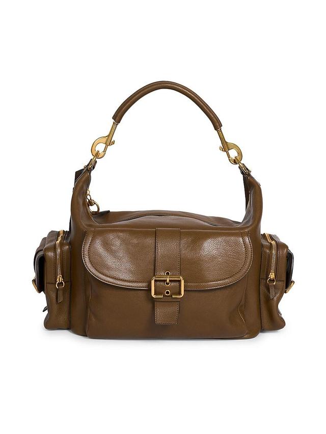 Womens Large Leather Camera Bag Product Image