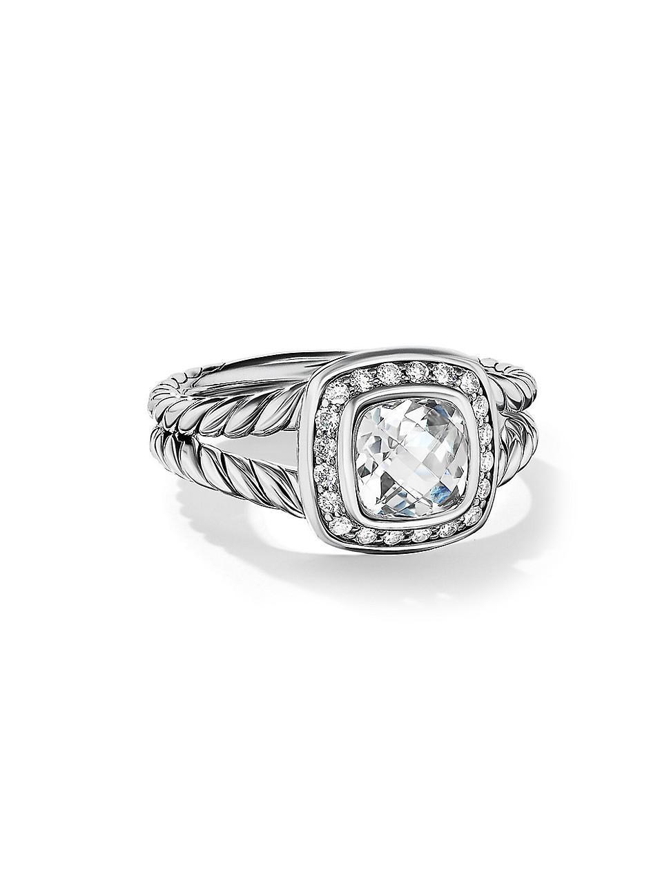 Womens Petite Albion Ring With Pav Diamonds Product Image