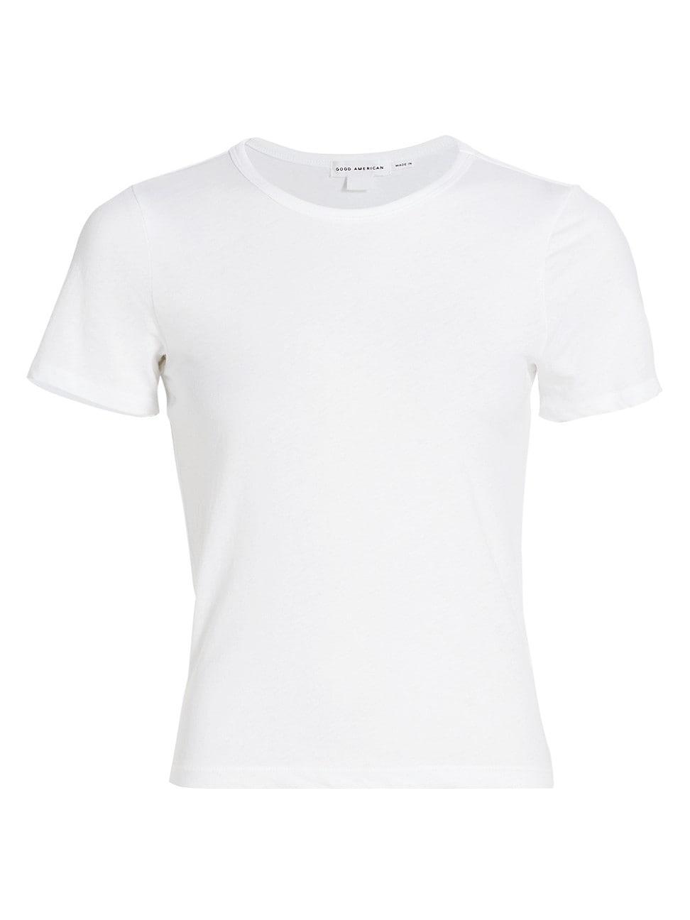 Womens Featherweight Cotton Crewneck T-Shirt Product Image