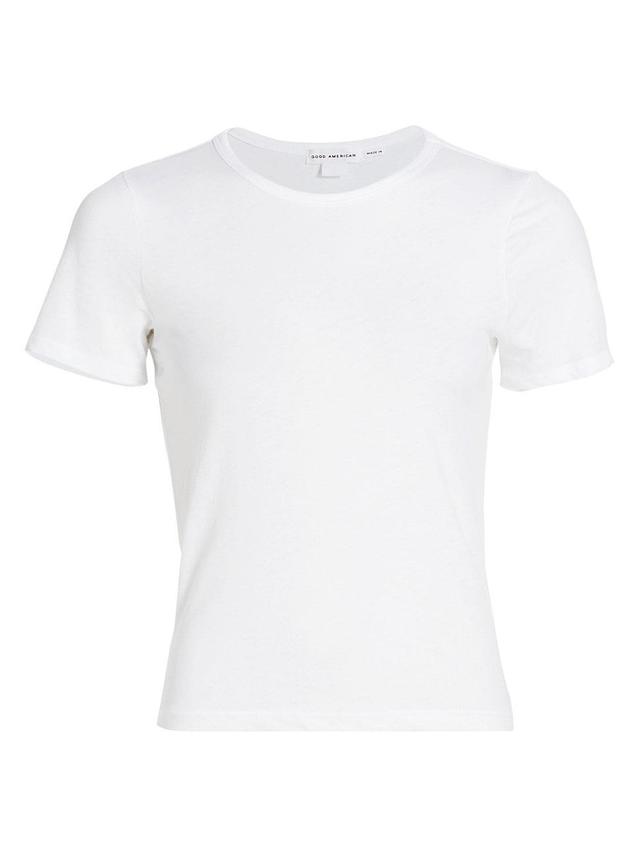 Womens Featherweight Cotton Crewneck T-Shirt Product Image