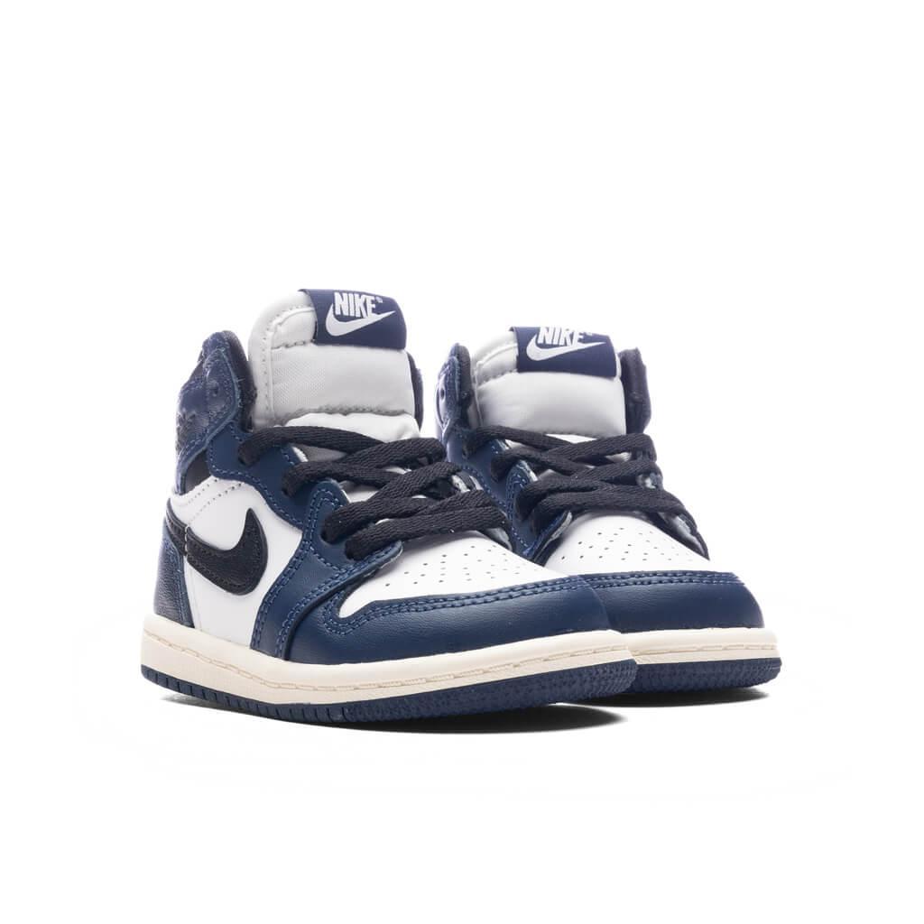 Air Jordan 1 Retro High OG (TD) - Midnight Navy/Black/White Male Product Image