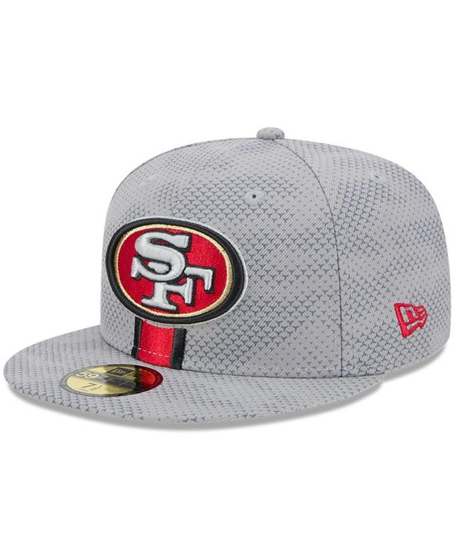 New Era Mens Gray San Francisco 49ers 2024 Sideline 59FIFTY Fitted Hat Product Image