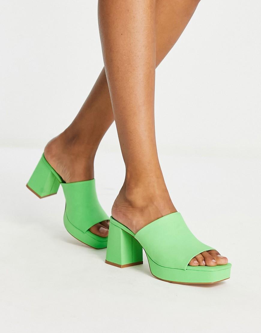 Stradivarius chunky platform mules Product Image