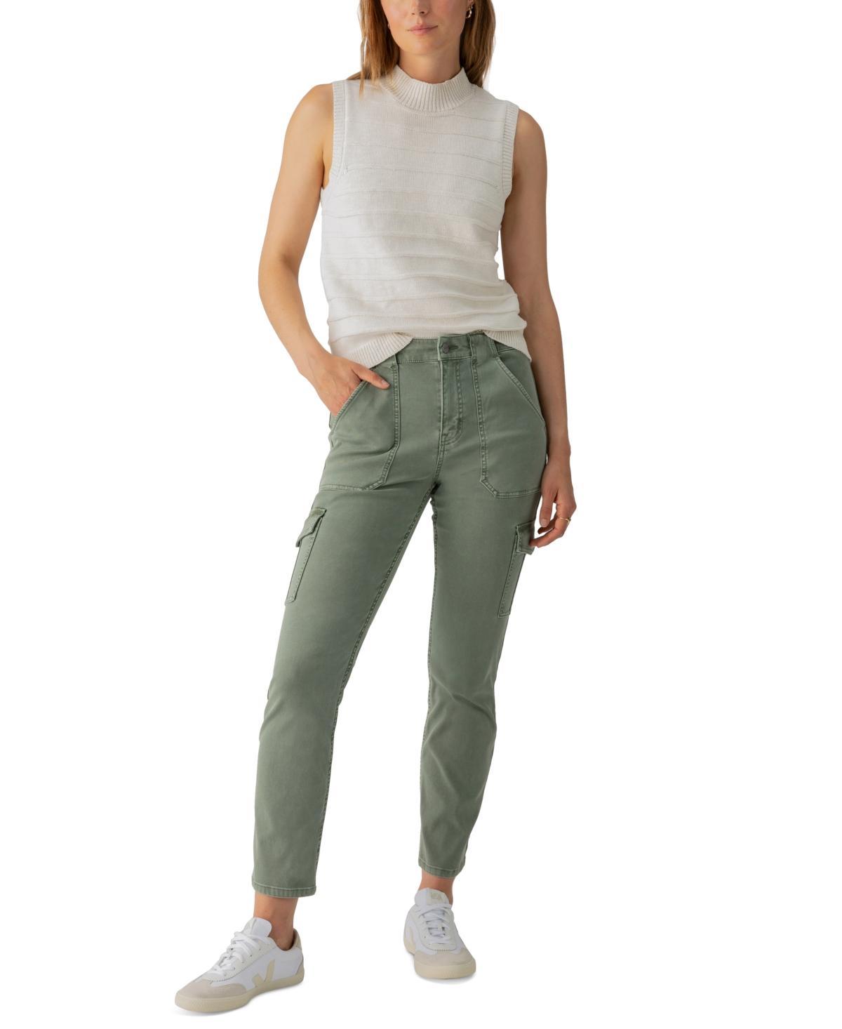 Sanctuary Womens Sculpted Hayden Straight-Leg Cargo Pants Product Image