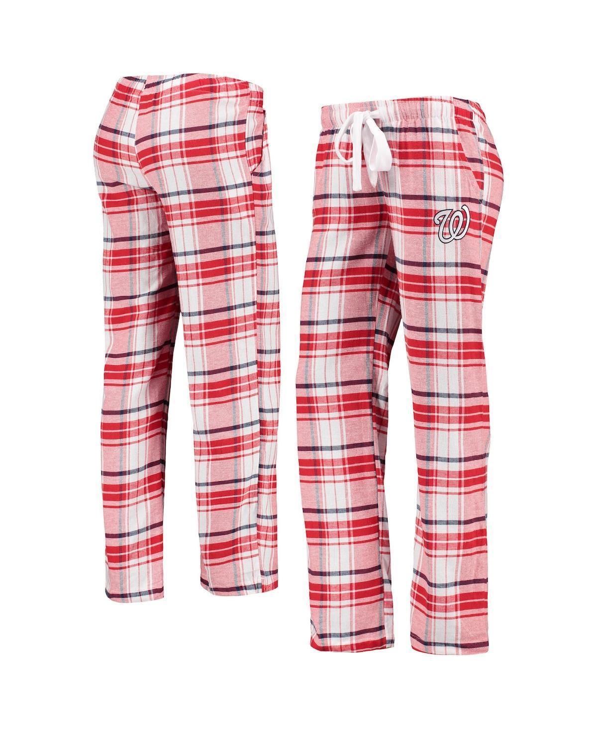 Womens Concepts Sport Red and Navy Washington Nationals Accolade Flannel Pants - Red Product Image