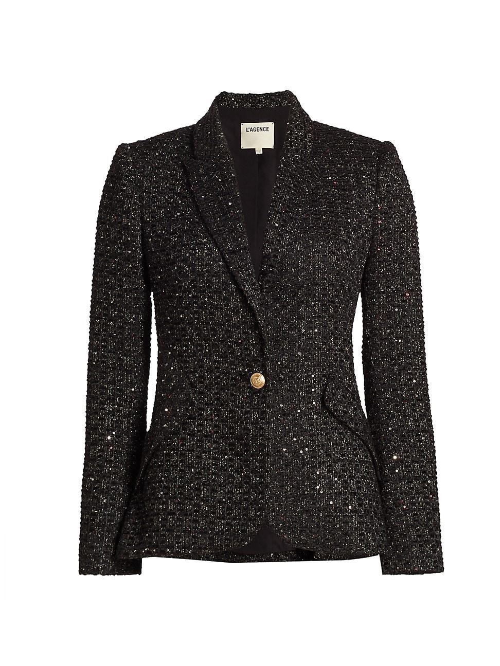 Womens Chamberlain Tweed Blazer Product Image