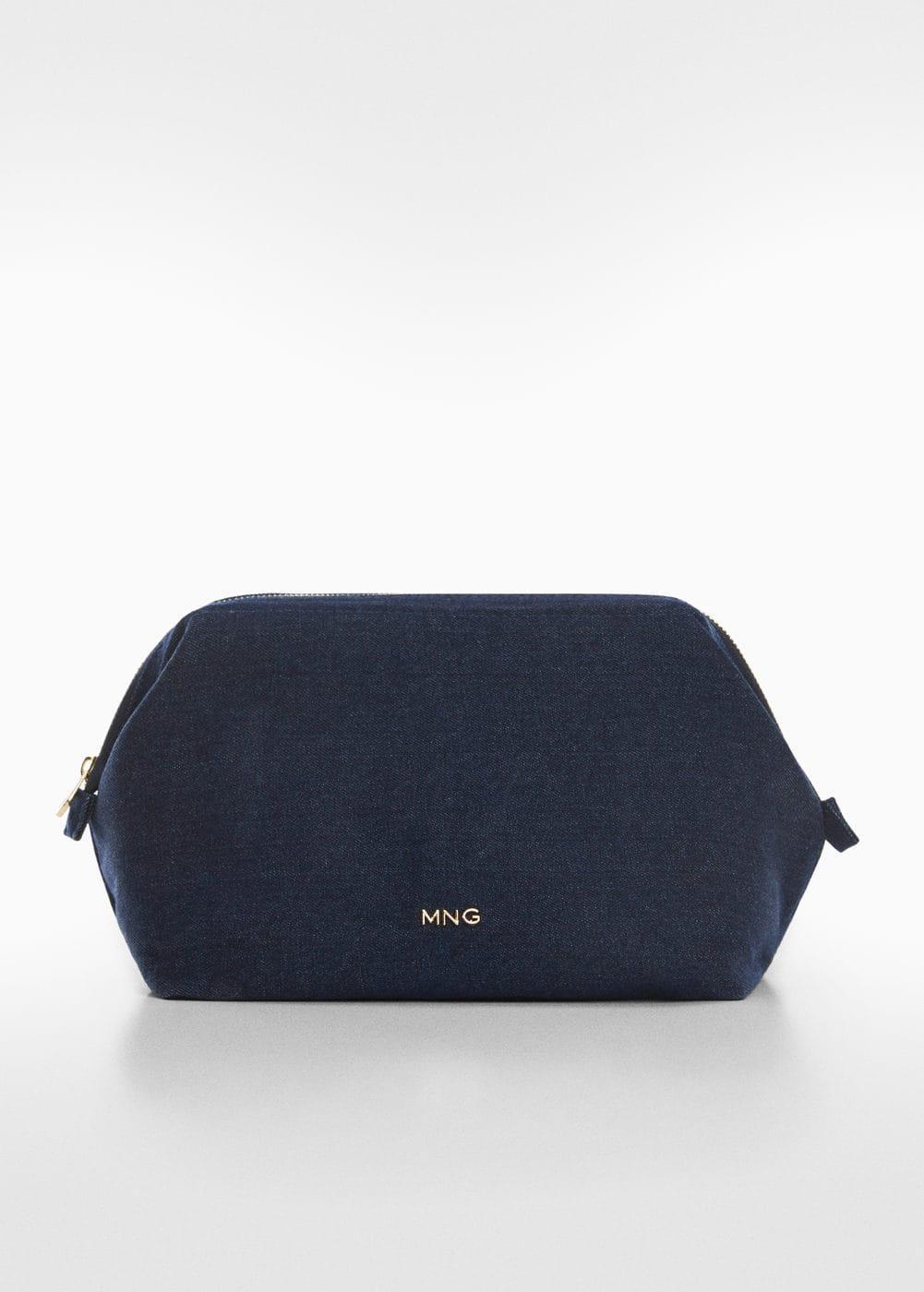 MANGO - Denim toiletry bag - One size - Women Product Image