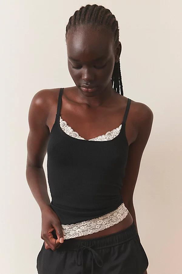 Out From Under Allegra Lace Trim Layered Cami Womens at Urban Outfitters Product Image