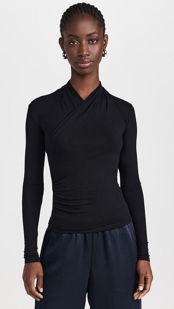 Vince Fixed Wrap Top | Shopbop Product Image