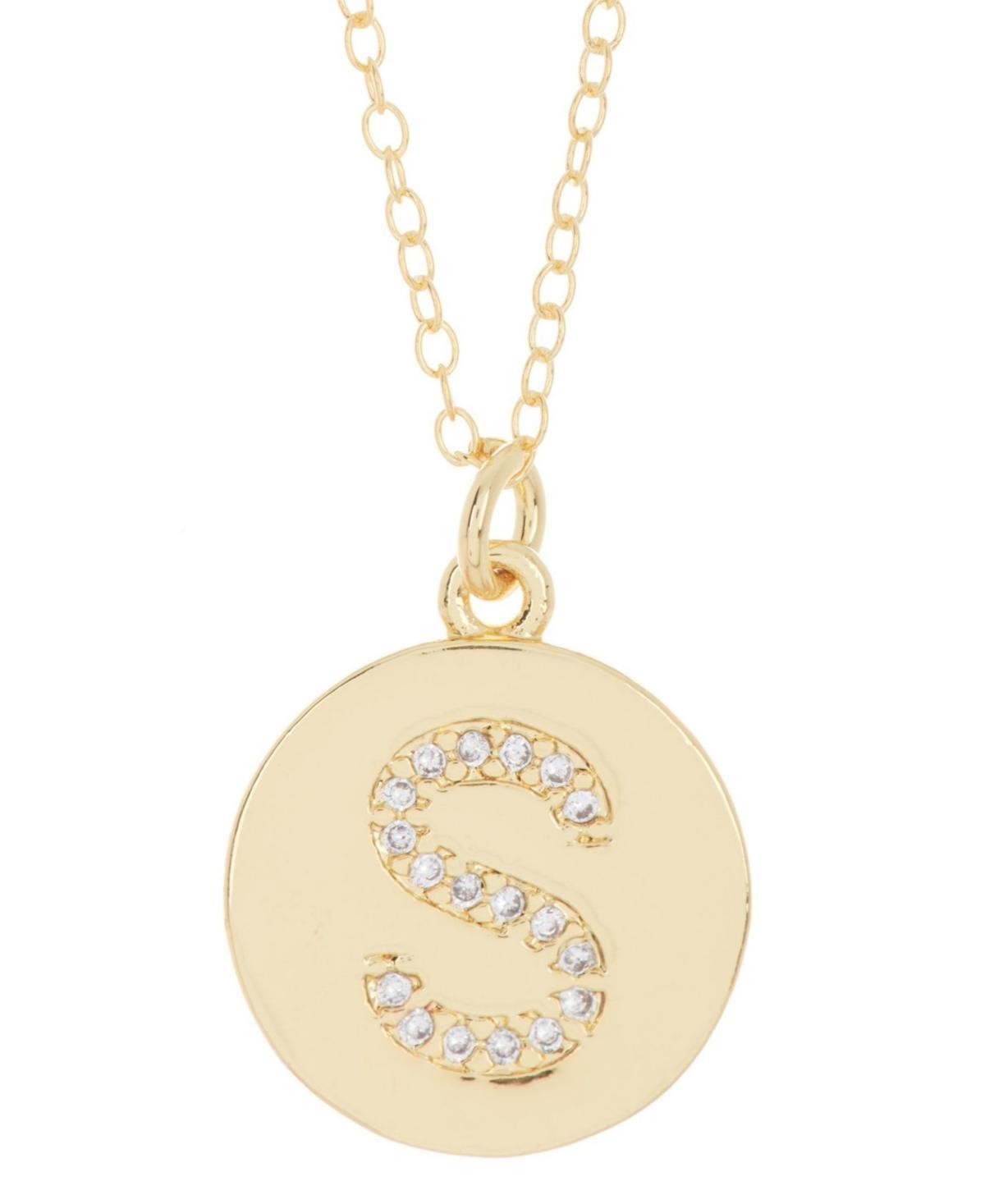 brook & york Madeline 14K Gold Plated Initial Pendant Product Image