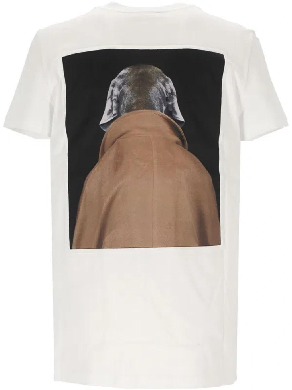 MAX MARA T-shirt With Wegman Print In White Product Image